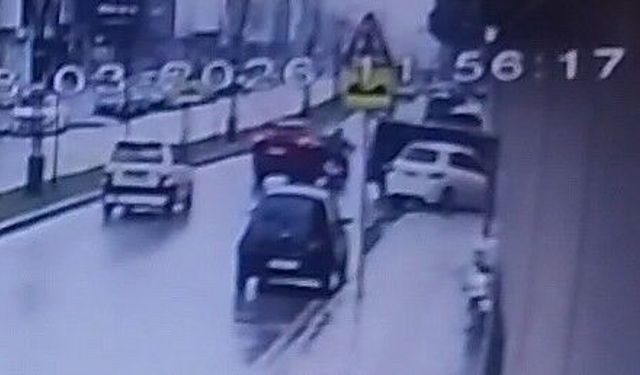 İnegöl'de bir anlık dalgınlık kazayı getirdi