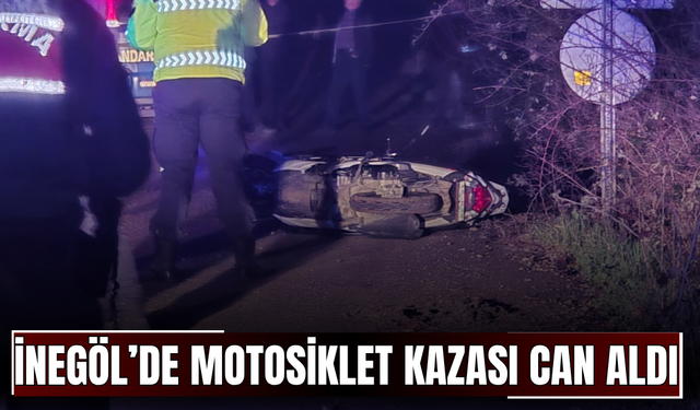 İnegöl’de Motosiklet Kazası Can Aldı
