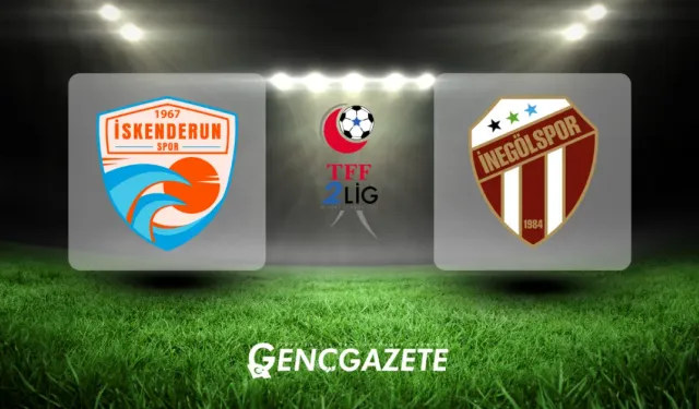 İskenderunspor - İnegölspor ilk yarıda penaltı var gol yok