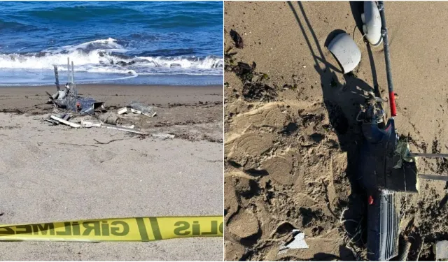 Sakarya Karasu’da plajda bulunan İHA paniğe neden oldu