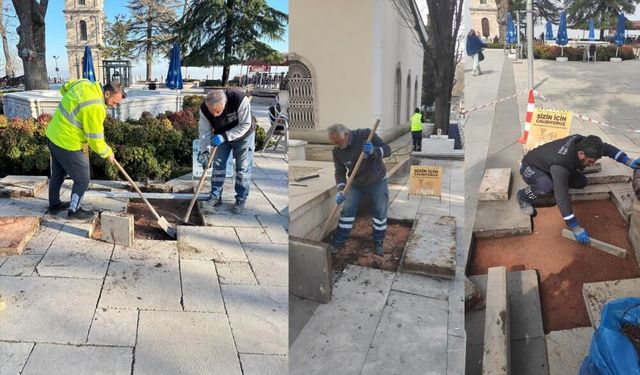 Tarihi Tophane Meydanı yenileniyor!