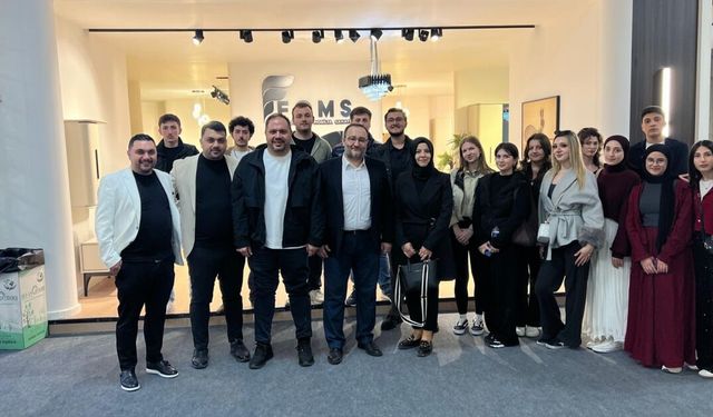 54. MODEF Fuarı’nda İnegöl MYO Çıkarması! Dış Ticaret Öğrencileri Mobilya Sektörünü Yakından Tanıdı