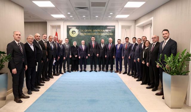 Başkan Taban’dan Bakan Kurum’a Ziyaret