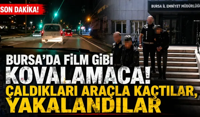 Bursa’da çalıntı kargo aracıyla kaçan 2 şüpheli tutuklandı