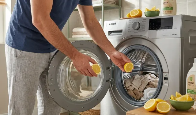 Çamaşır Makinesine Limon Konur mu, Doğal Temizlik mi Yoksa Makineye Zarar mı Verir?