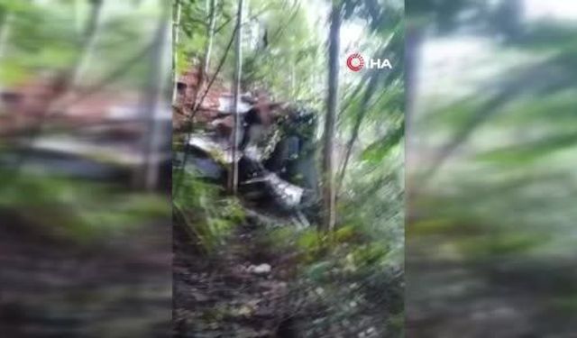 Endonezya'da helikopter düştü! 8 ölü