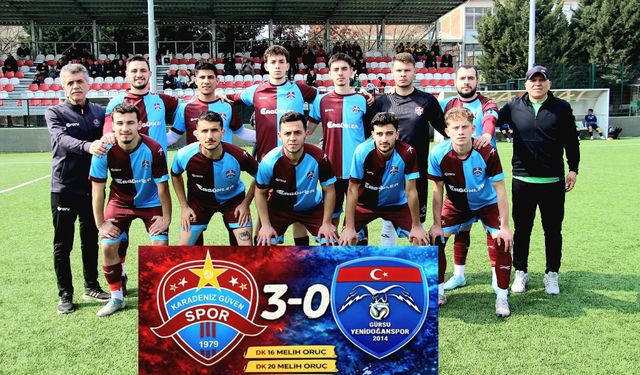 Karadeniz Güvenspor’dan Namağlup Rakibe Net Mesaj, Melih Uruç Hat-Trick Yaptı, Liderlik Geldi