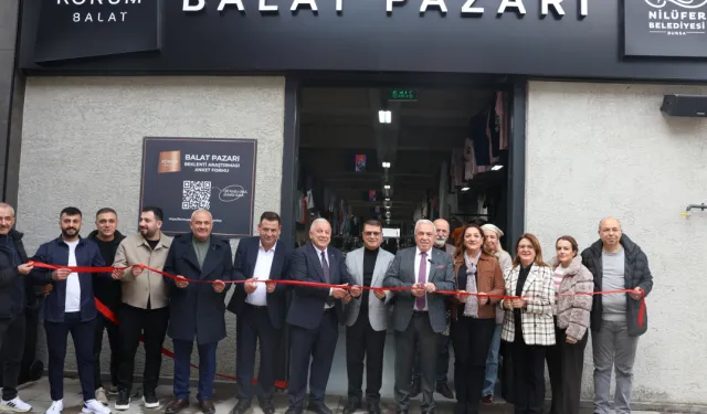 Nilüfer’in 8’inci Giyim Pazarı Balat’ta Kapılarını Açtı