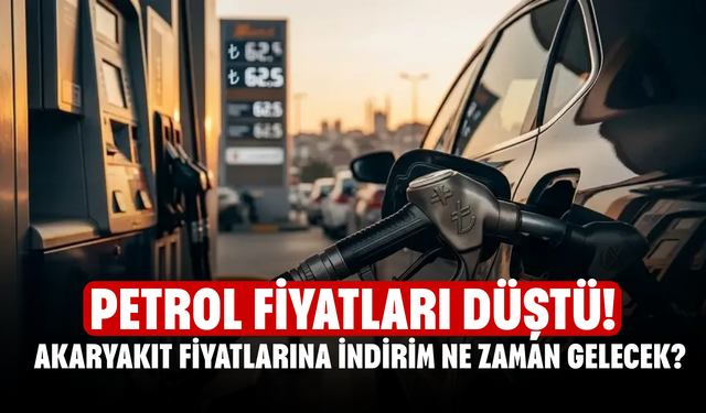 Petrol fiyatları düştü!  Akaryakıt fiyatlarına indirim ne zaman gelecek?