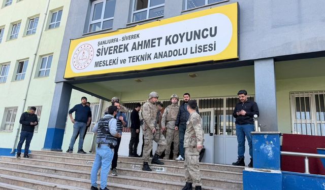 Şanlıurfa’da Lisede Silahlı Saldırı! Yaralılar var