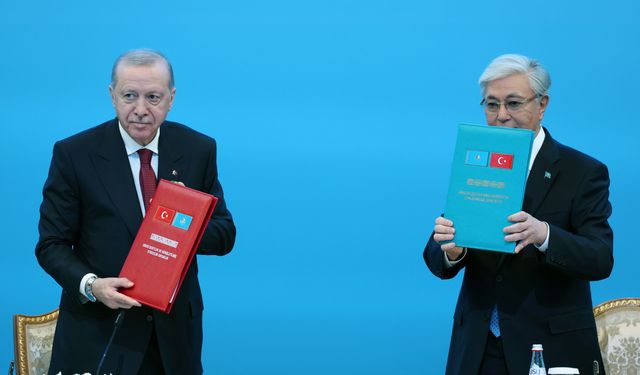 Türkiye ile Kazakistan Arasında 13 Yeni İşbirliği Anlaşması İmzalandı