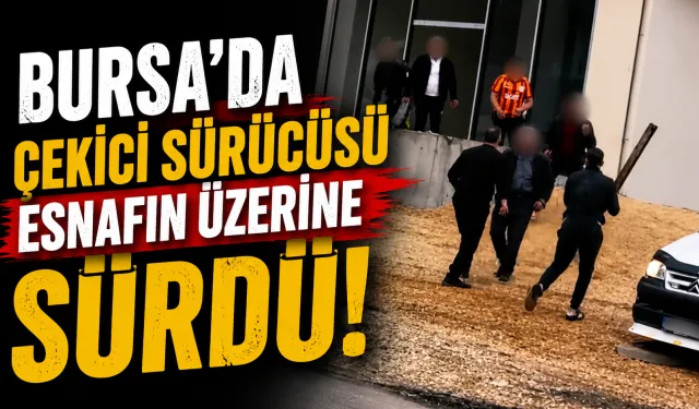 Bursa’da Çekici Sürücüsü ile Esnaf Arasında Sopalı Kavga