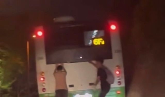 Bursa'da patenli gençlerin tehlikeli yolculuğu kamerada