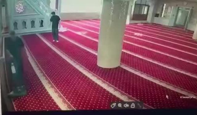 Cami temizliği yapan imama yumruklu saldırı