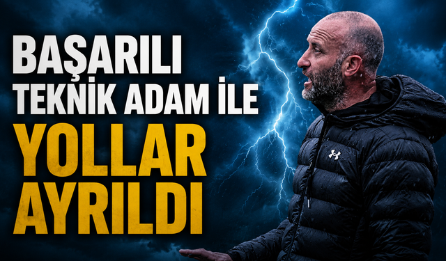 Başarılı teknik adam ile yollar ayrıldı