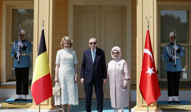 Cumhurbaşkanı Erdoğan, Belçika Kraliçesi Mathilde ile Görüştü