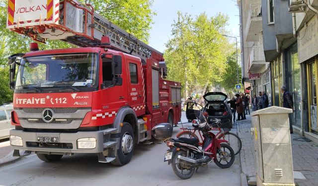 İnegöl’de LPG’li Araçta Yangın Paniği