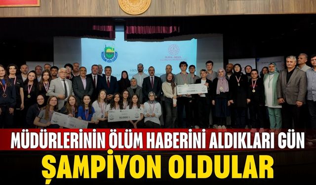 Müdürlerinin Ölüm Haberini Aldıkları Gün Şampiyon Oldular