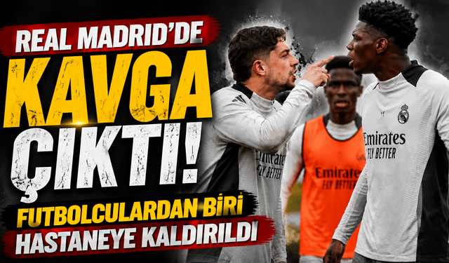 Real Madrid’de Kavga Çıktı! Futbolculardan Biri Hastaneye Kaldırıldı