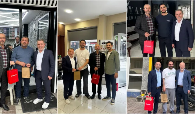 Saadet Partisi İnegöl’den Berber ve Kuaför Esnafına Ziyaret