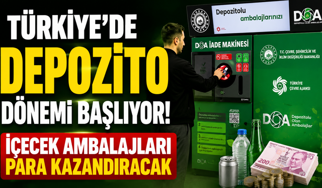 Türkiye’de Depozito Dönemi Başlıyor! İçecek Ambalajları Para Kazandıracak