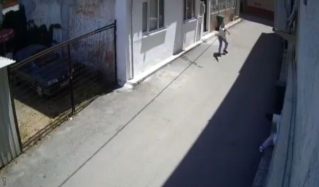 Bursa’da kurşunların havada uçuştuğu çatışma kamerada