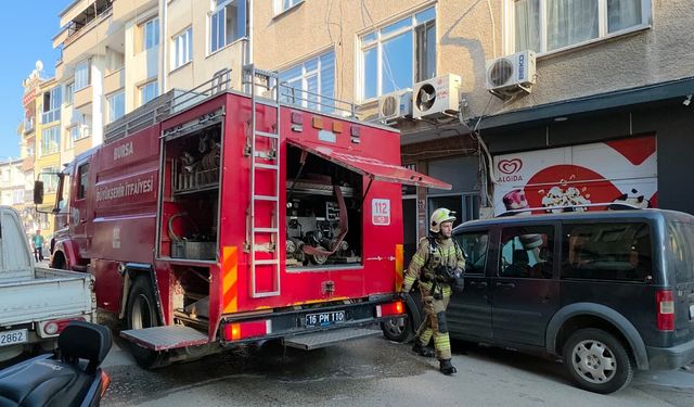 İnegöl’de Baca Yangını