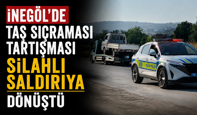 İnegöl'de Taş Sıçraması Tartışması Silahlı Saldırıya Dönüştü