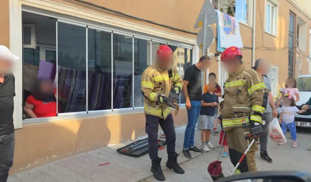 İnegöl'de yılan sanıldı ama gerçek başka çıktı
