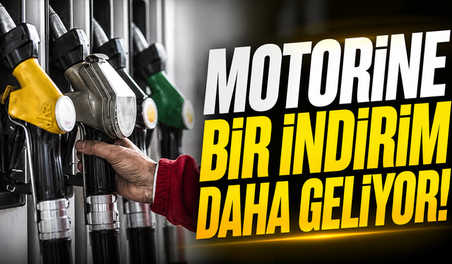 Motorine bir indirim daha geliyor!