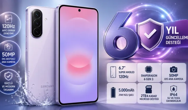 Samsung’dan Orta Segmente Yeni Hamle! Galaxy A27 Tanıtıldı, 6 Yıl Güncelleme Sözü Dikkat Çekti