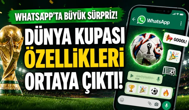 WhatsApp’ta Büyük Sürpriz! Dünya Kupası Özellikleri Ortaya Çıktı