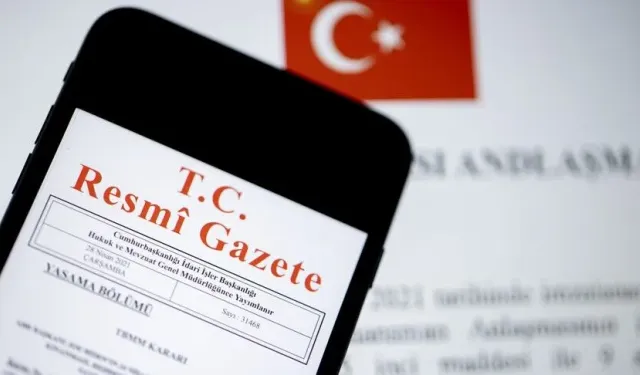 30 Temmuz 2026 Tarihli ve 33325 Sayılı Resmî Gazete