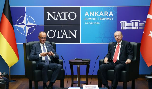 Cumhurbaşkanı Erdoğan, Almanya Başbakanı Merz ile Görüştü