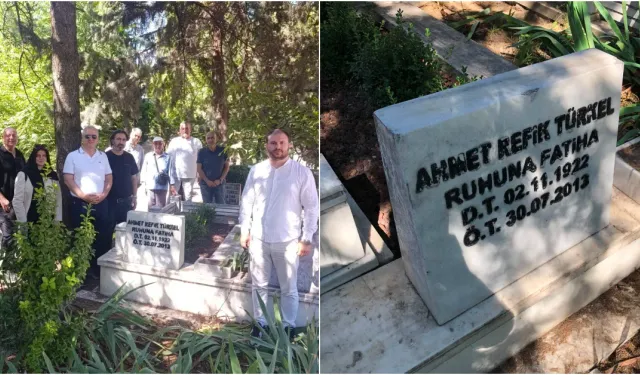 Ahmet Türkel vefat yıl dönümünde mezarı başında anıldı
