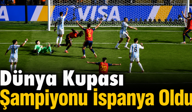 Dünya Kupası Şampiyonu İspanya Oldu