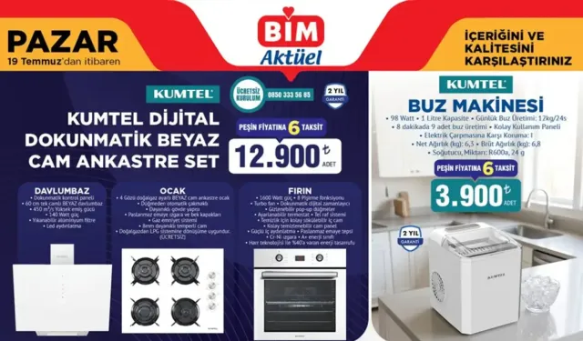 BİM 19 Temmuz 2026 Aktüel Kataloğunda Neler Var? İşte Ürünler ve Fiyatları