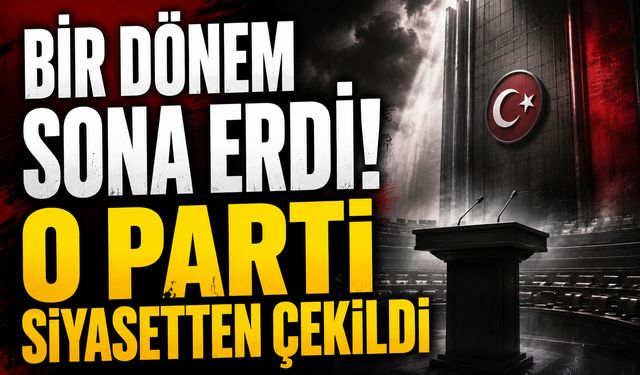 Bir dönem sona erdi! Gelecek Partisi siyasi faaliyetlerini sonlandırdı