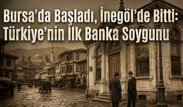 Bursa’da Başladı, İnegöl’de Bitti: Türkiye’nin İlk Banka Soygunu