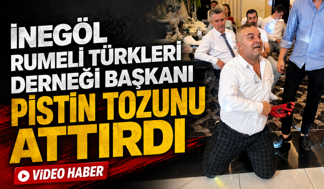İnegöl Rumeli Türkleri Derneği Başkanı Pistin Tozunu Attırdı