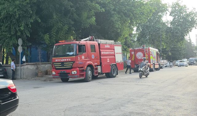 İnegöl’de Okulda Yangın Paniği