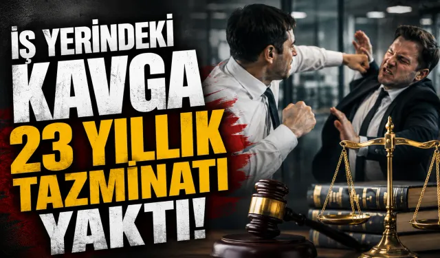 İş yerindeki kavga 23 yıllık tazminatı yaktı: Yargıtay’dan emsal karar