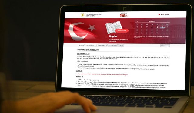 15 Ağustos 2026 Tarihli ve 33341 Sayılı Resmî Gazete