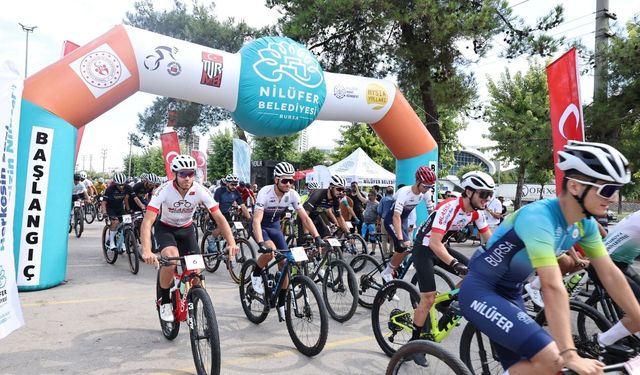 Nilüfer’de Dağ Bisikleti Maratonu Türkiye Şampiyonası nefes kesti