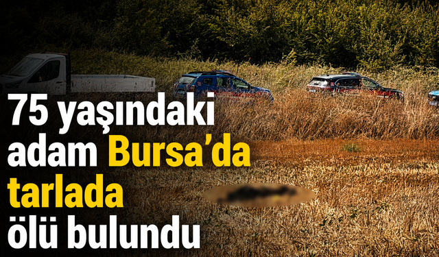 75 yaşındaki adam Bursa’da tarlada ölü bulundu