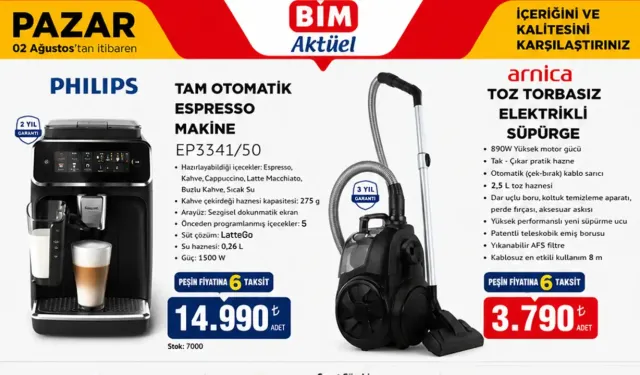 BİM 2 Ağustos 2026 kataloğu yayımlandı! İşte indirimli ürünler ve fiyatları