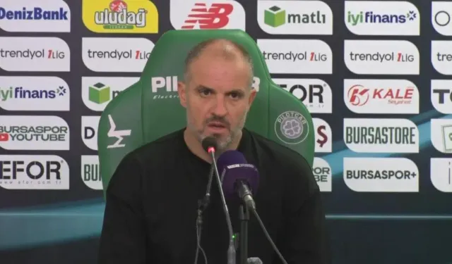 Bursaspor Teknik Direktörü Mustafa Er’den dikkat çeken açıklama
