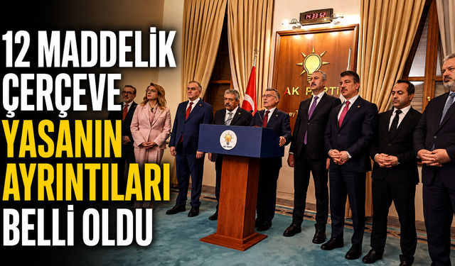“Terörsüz Türkiye” için 12 maddelik kanun teklifi Meclis’e sunuldu