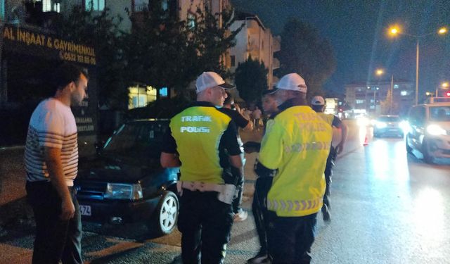 İnegöl'de koşarak kaçmaya çalıştı.. Yediği ceza dudak uçuklattı