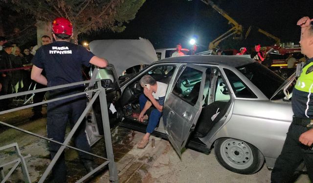 İnegöl’de Süleymaniye Alt Geçidi’nde kaza